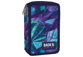 BACKUP 7 DW 35 Purple Crystals несесер с 2 ципа, ПЪЛЕН