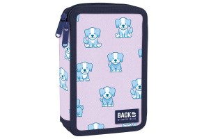 BackUp DW 63 Puppy несесер с 2 ципа, ПЪЛЕН