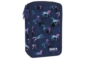 BackUp EW 88 Horses несесер с 3 ципа, ПЪЛЕН