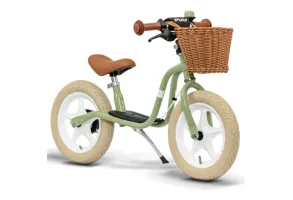Баланс колело с кошничка PUKY LR 1L CLASSIC в ретро зелен цвят