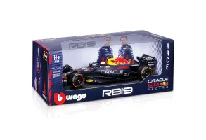 Bburago Formula F1 - модел на кола 1:18 - Oracle Red Bull Racing RB19 (с каска)