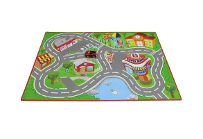 Bburago Junior - Килимче за игра с количка Ферари - 2