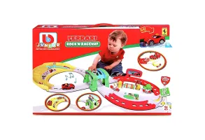 Bburago Junior - Комплект с писта за игра, със звук и светлина