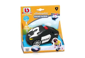 Bburago Junior - Пластмасова полицейска количка Lamborghini с батерии