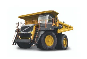 Bburago - модел на кола 1:60 - Volvo Mining Rigid Hauler R100E