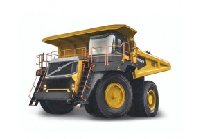 Bburago - модел на кола 1:60 - Volvo Mining Rigid Hauler R100E