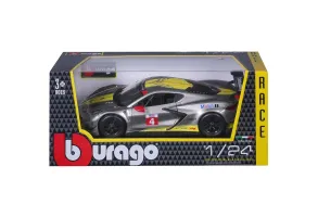 Bburago Race - модел на кола 1:24 - Chevrolet Corvette C8 R