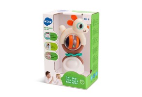 Бебешка активна играчка с вакуум, Зайче - 2