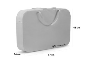Бебешка кошара KinderKraft 4 в 1 Sofi, Сива - 6