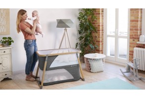 Бебешка кошара KinderKraft 4 в 1 Sofi, Сива - 11