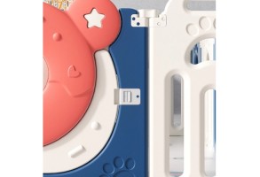 Бебешка ограда за безопасна игра Padi с баскетболен кош - 5
