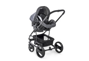 Бебешки количка Hauck Pacific 4 Shop N drive melange charcoal - 2