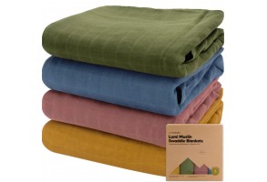 Бебешки Муселинови Пелени/Завивки 120 х 120см 4 бр. KeaBabies