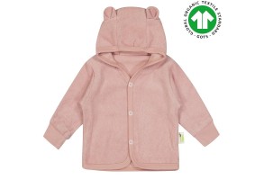 Бебешки суитшърт с ушички от памучно фроте, Bio Baby