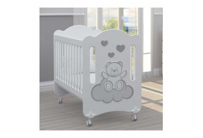 Бебешко креватче Bambino Casa Dolce baby light gray