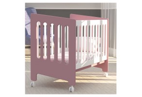 Бебешко креватче Bambino Casa Omni - Цвят: Розово - 4