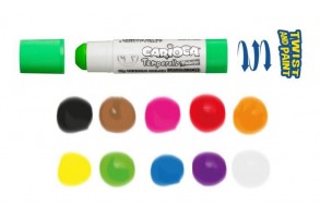 Сухи темперни бои за текстил CARIOCA Fabric, 10бр - 3
