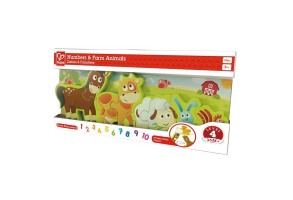 Числа и селскостопански животни – пъзел - 2