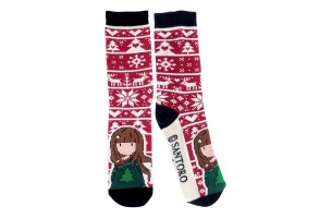 Чорапи в подаръчна кутия Santoro Gorjuss Merry and Bright - Cosy, 35-41
