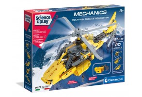 CLEMENTONI MECHANICS LABORATORY Конструктор Спасителен хеликоптер 250ч.