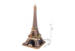 3D Пъзел с LED светлини EIFFEL TOWER - 2