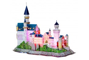 3D Пъзел с LED светлини NEUSCHWANSTEIN CASTLE - 2