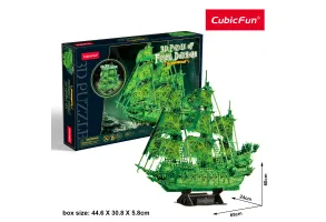 CubicFun Пъзел 3D кораб Flying Dutchman 360ч. Glow in the dark