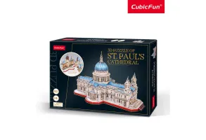 CubicFun Пъзел 3D St.Paul's Cathedral 643ч. Разгъващ се