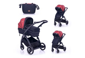 Д.КОЛИЧКА ADRIA BLACK&RED