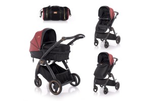 Д.КОЛИЧКА ADRIA BLACK&RED