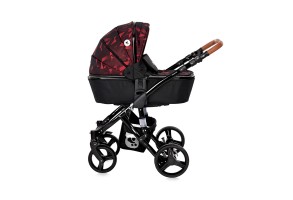 Д.КОЛИЧКА RIMINI+ЧАНТА RUBY RED & BLACK - 3