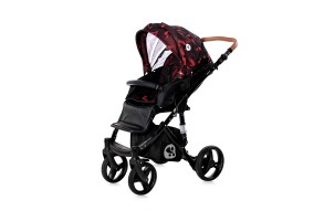 Д.КОЛИЧКА RIMINI+ЧАНТА RUBY RED & BLACK - 5