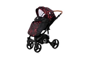 Д.КОЛИЧКА RIMINI+ЧАНТА RUBY RED & BLACK - 6