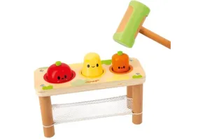 Детска дървена игра Janod - Удари зеленчуците - 2