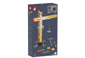 Детска играчка Janod - Дървен кран