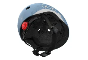 Детска каска Scoot & Ride, размер XXS-S, Цвят Reflective Steel, снимка 3 - 8