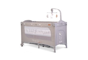 Детска кошара Cangaroo, once upon a time 3, сив, 0 месеца +