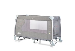 Детска кошара за спане и игра Cangaroo, ISleep, сив, 0+ - 8