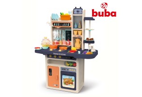 Детска кухня Buba Home Kitchen, 65 части, 889-161, сива