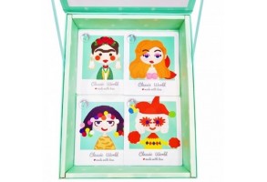 Детска магнитна игра с момиче - различни професии - 4