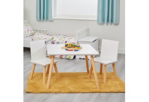 Детска Маса с 2 Столчета GINGER HOME Комплект от Дърво - 5