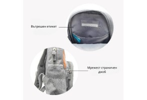 Детска раница малка Nuvita, Елен, Тъмно синя - 5