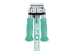 Детска сгъваема тротинетка с две светещи колела Globber Flow Foldable Junior Lights - ментова - 5