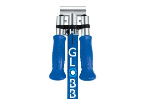 Детска сгъваема тротинетка с две светещи колела Globber Flow Foldable Junior Lights - синя - 5