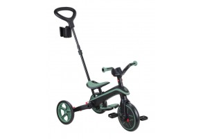 Детска триколка 4 в 1 GLOBBER EXPLORER TRIKE FOLDABLE, сгъваема, цвят маслина - 4
