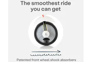 Детска триколка smarTrike 4-в-1 Vanilla Plus, черно и бяло - 8