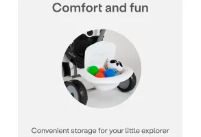 Детска триколка smarTrike 4-в-1 Vanilla Plus, черно и бяло - 10