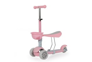 Детска тротинетка Moni, Bubblegum, розов, 3+ години