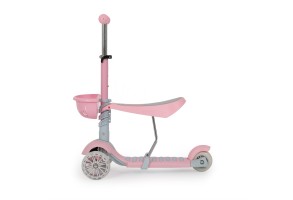 Детска тротинетка Moni, Bubblegum, розов, 3+ години - 2