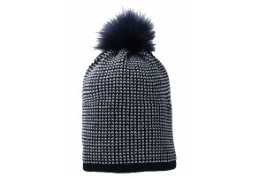 Детска зимна плетена шапка, синя, Sterntaler - 3